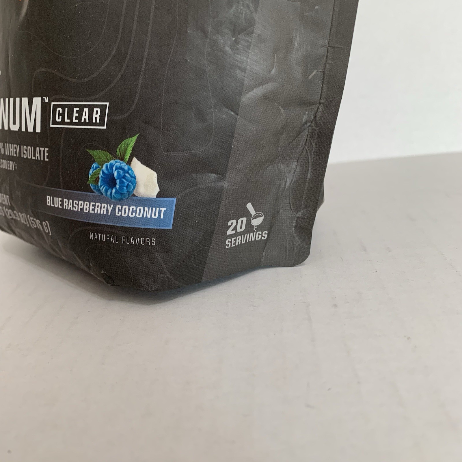 MTN OPS Magnum 23G Protein 100% Whey Isolate Blue Raspberry Coconut 1.26lbs