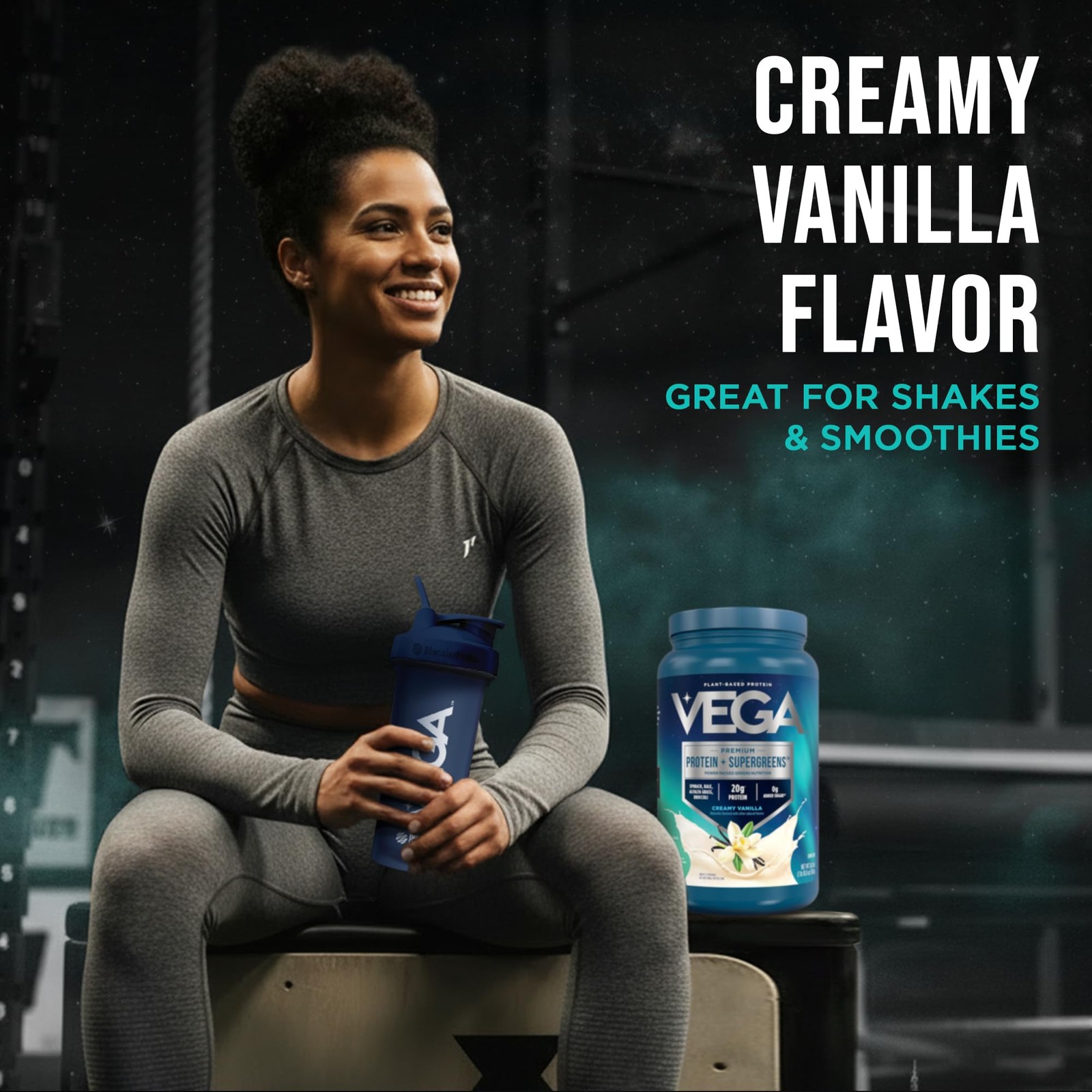 Vega Premium Creamy 20G Vegan 26.9 Oz 25 Servings Veg06651