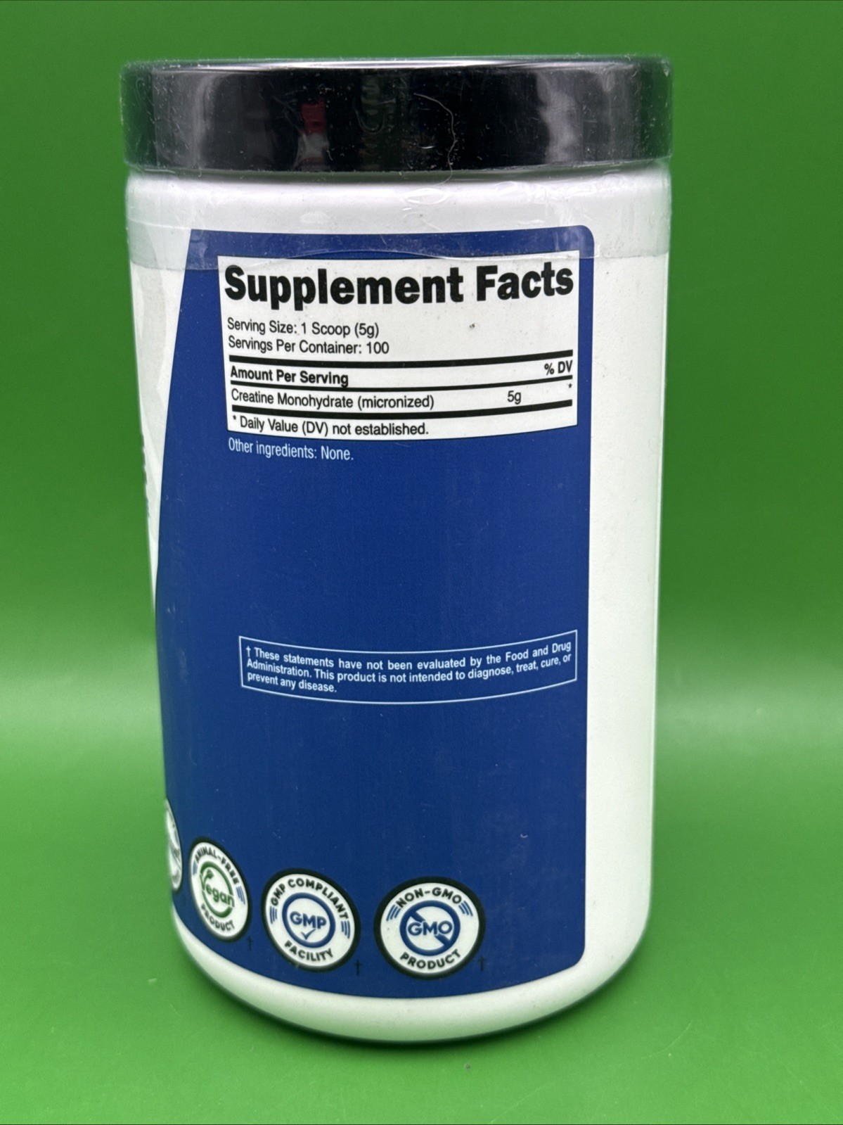 Nutricost Creatine Monohydrate Unflavored Powder 500g 100serv EXP 1/28