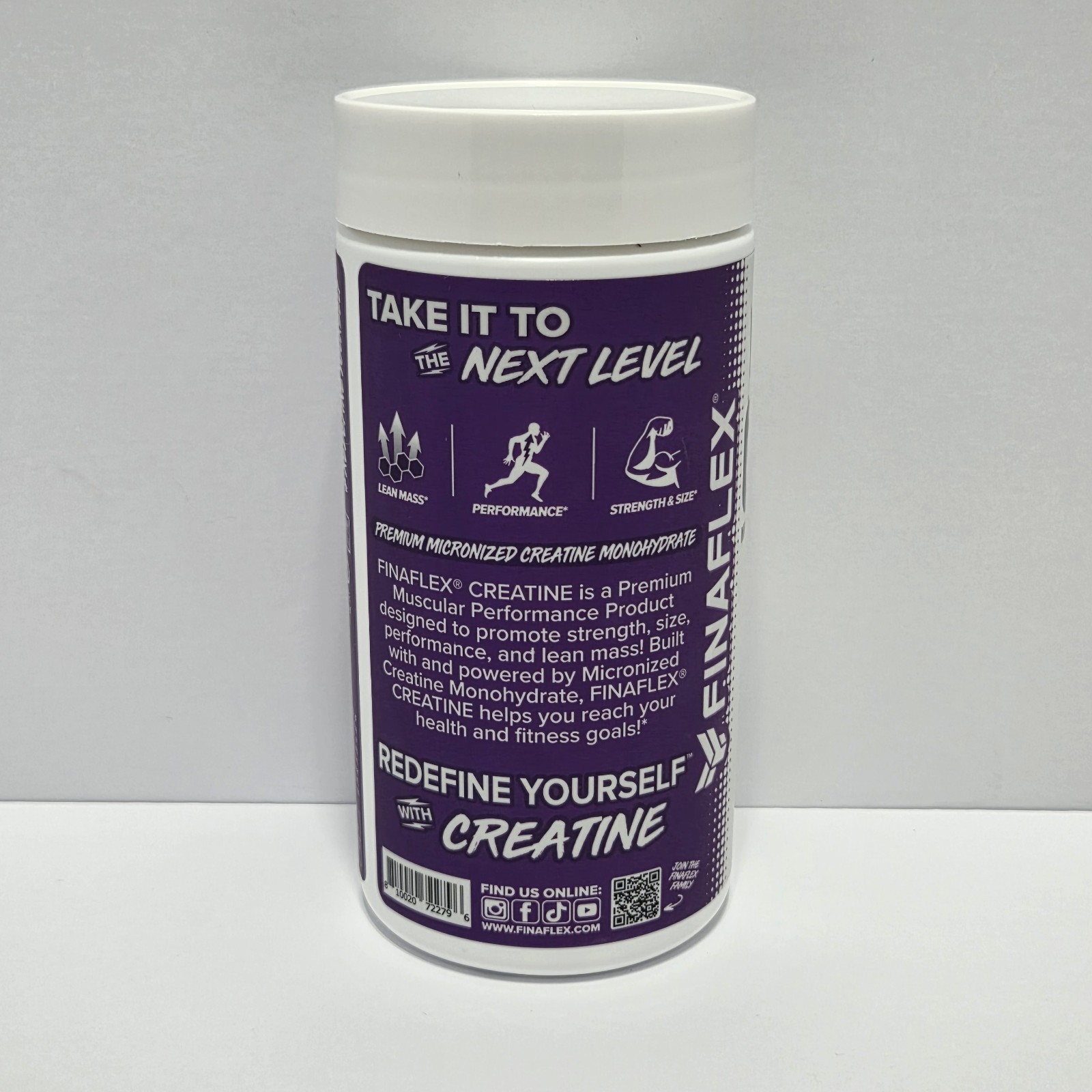 FinaFlex Creatine Monohydrate: Promote Muscle Size, Strength, Performance 150ct