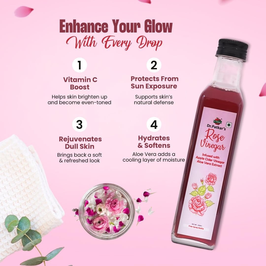 Dr Patkar Rose Vinegar with ACV Aloe Vera 250ml