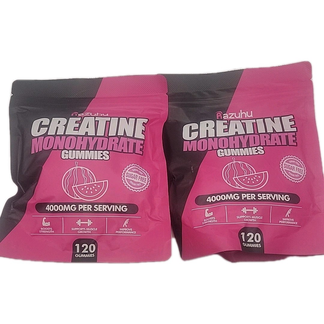 2 Pks Watermellon Flavored Creatine Monohydrate Gummies Sugar Free