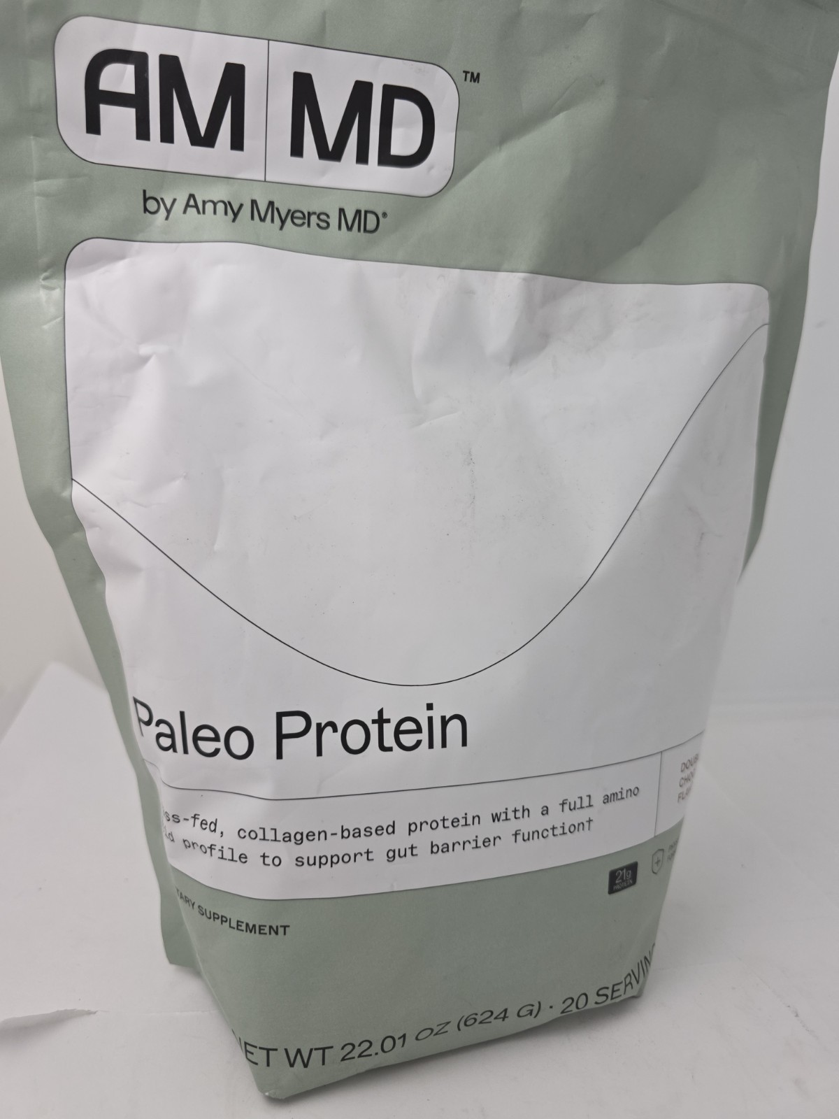 Amy Myers MD Paleo Protein Powder D Chocolate 22.01oz. Sealed Exp. 11/27