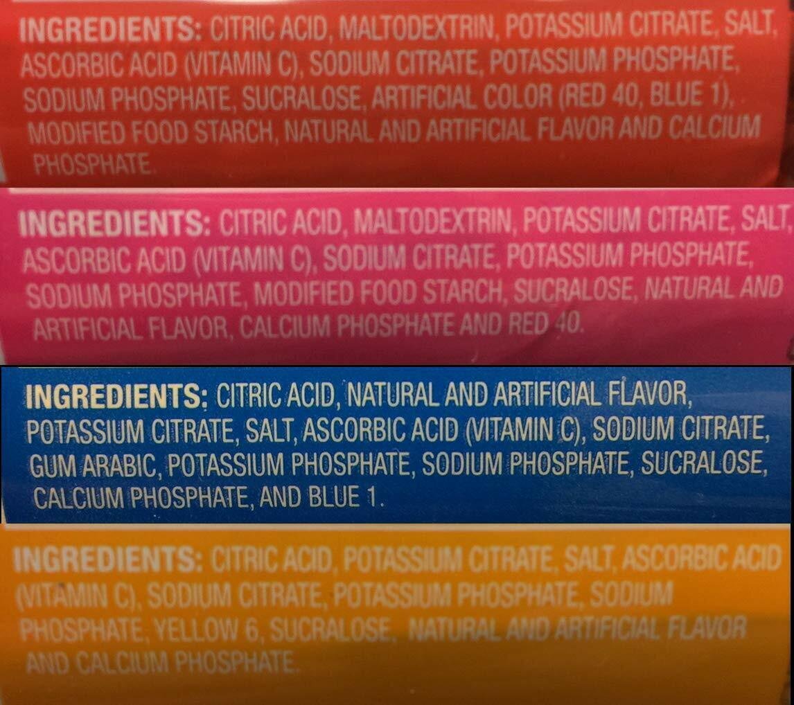Sqwincher ZERO Sugar Free Electrolyte Powder Beverage MIXED Qwik Stik 40 Pack