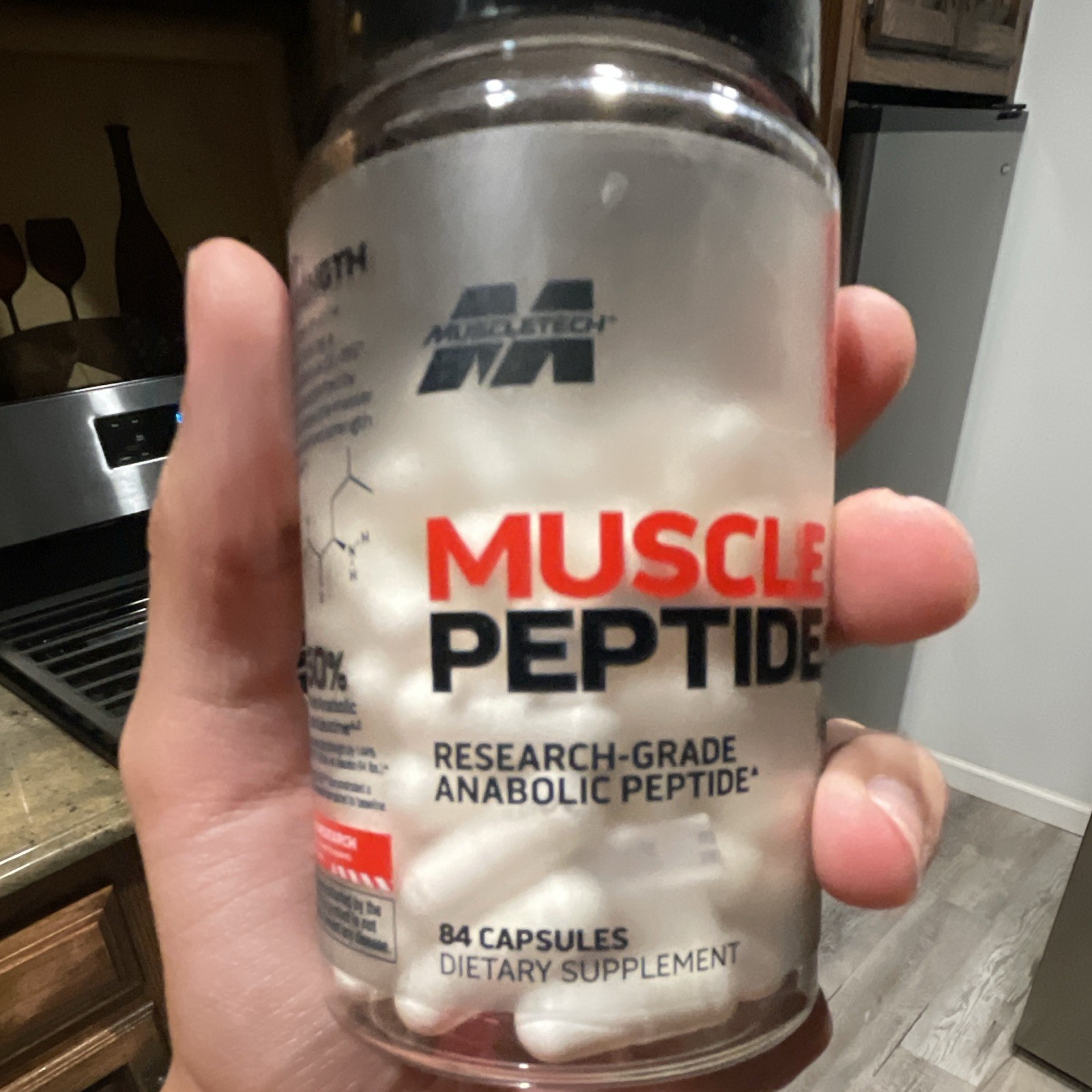 MuscleTech DL-185 Muscle Gain Capsules 2,000 mg 84 Count Bodybuilding