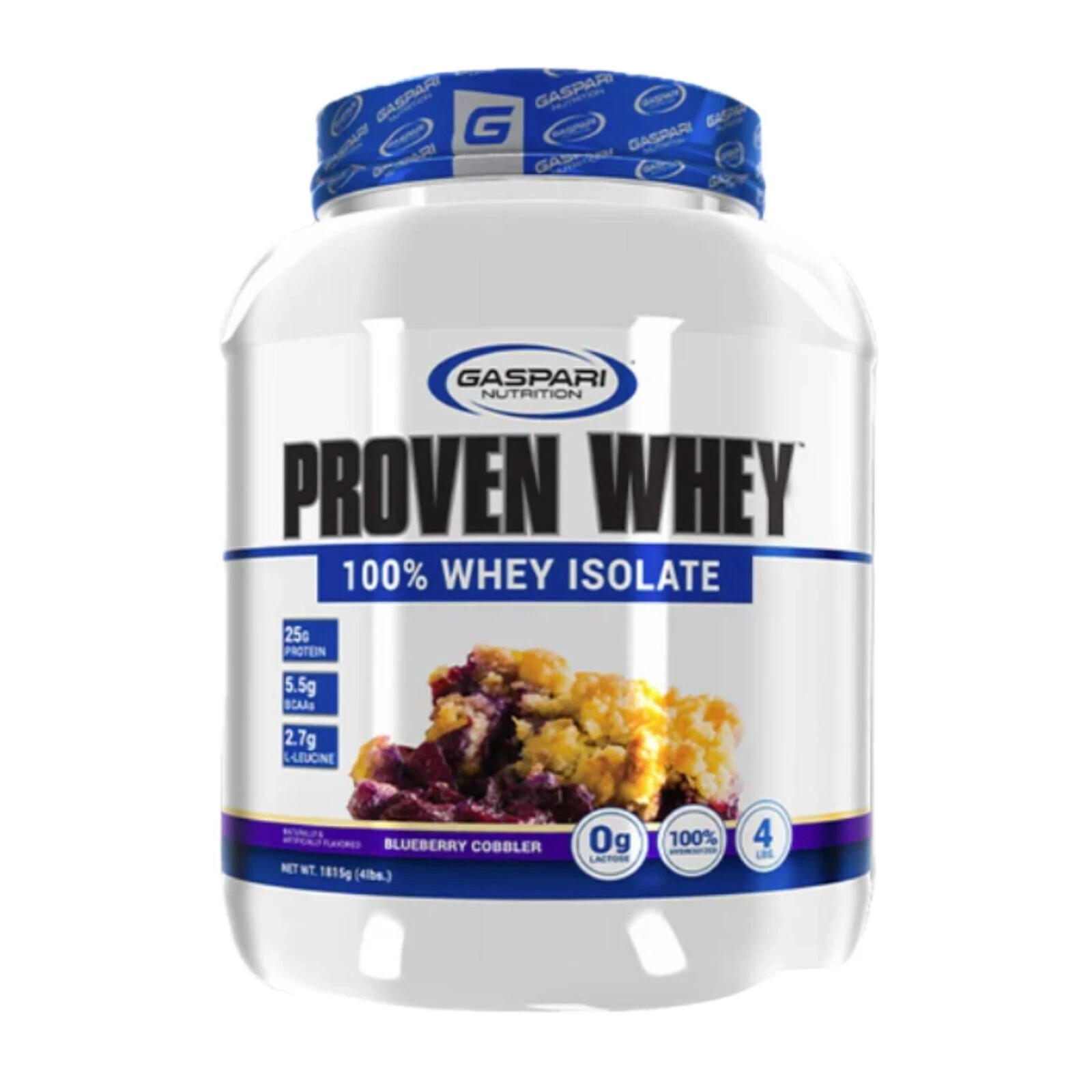 Gaspari Nutrition Proven Whey 100% Whey Isolate Protein 4LB Pick Flavor New