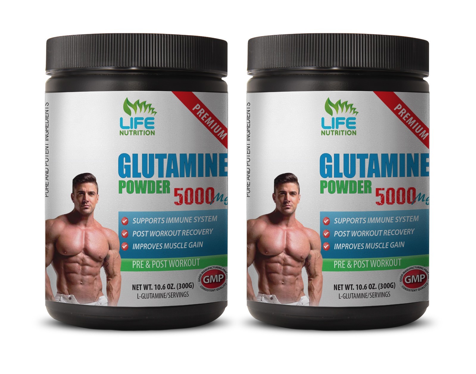 glutamine supplement – Glutamine Powder 5000mg 120 Servings – glutamine muscle 2