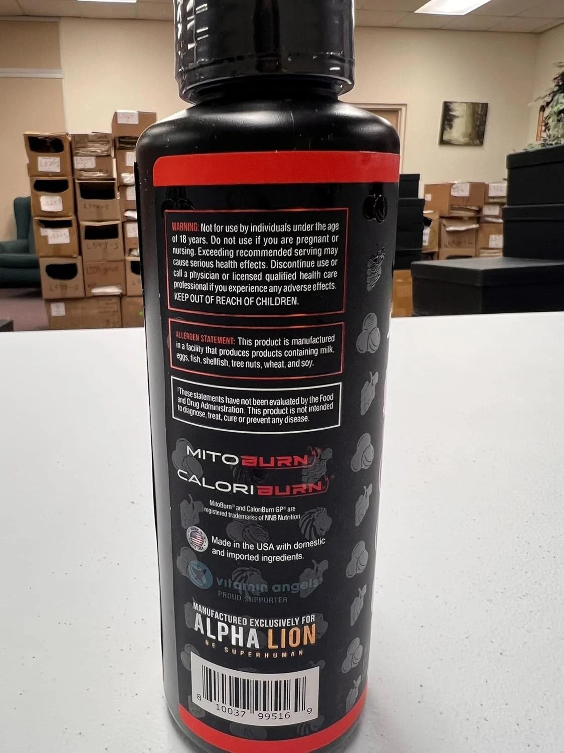 Alpha Lion BURN20 Burn 20 Stim-Free Liquid Thermogenic Fat Burner 3 Flavors 30sv
