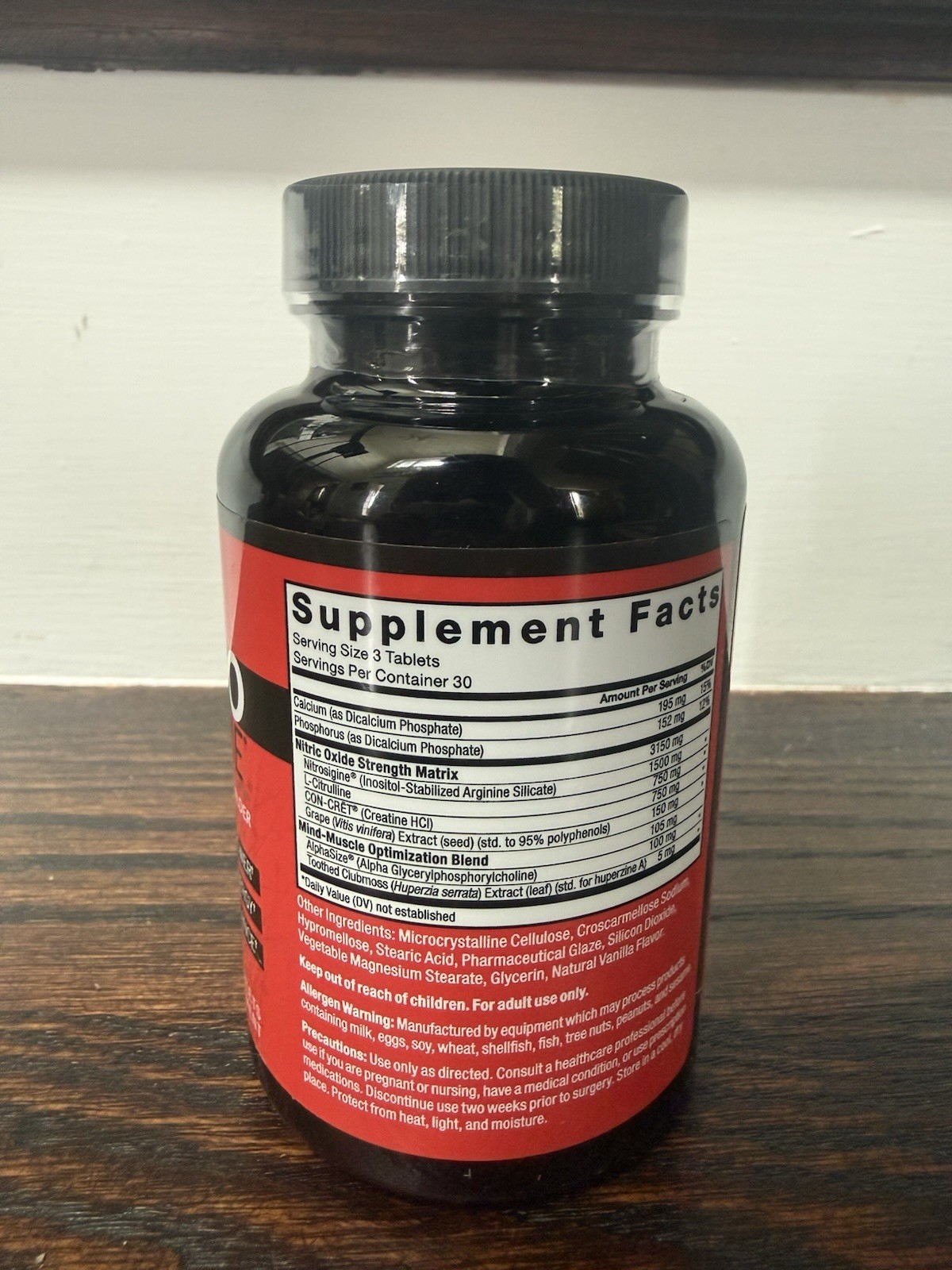 Force Factor Volcano Extreme Pre Workout Nitric OxideBooster 90 Tablet- BB 01/28