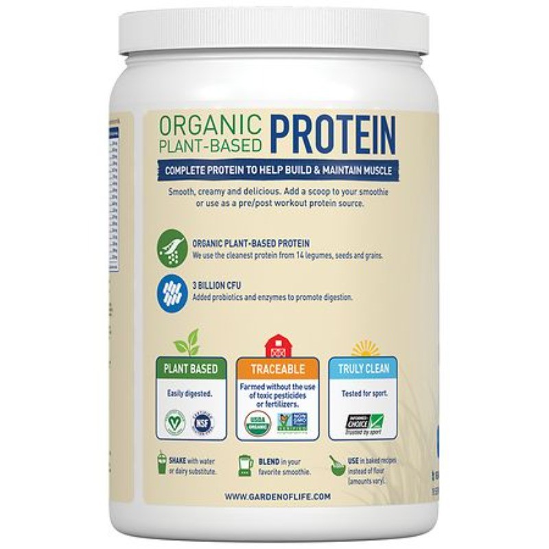 Organic Protein Vanilla 18.0 oz