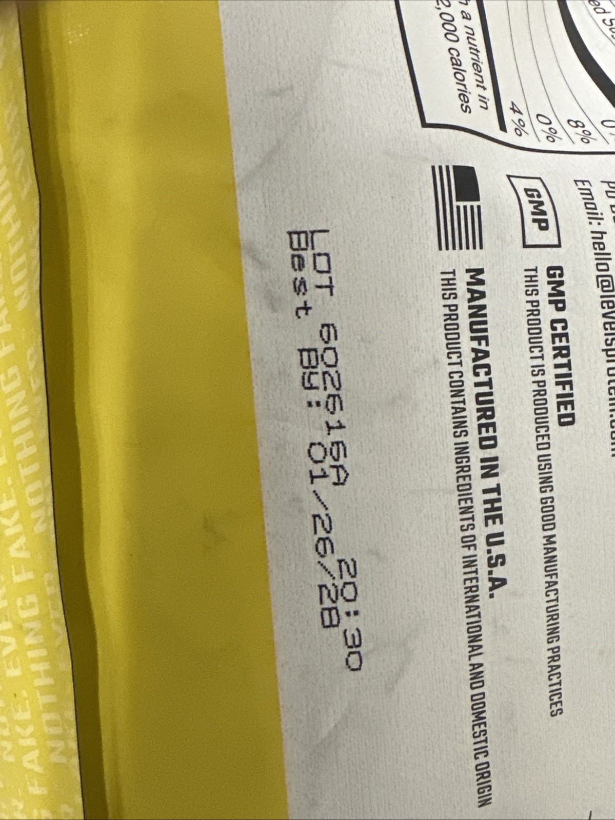 Levels Grass Fed Whey Protein, Vanilla Bean, 5.64 lbs NEW A12