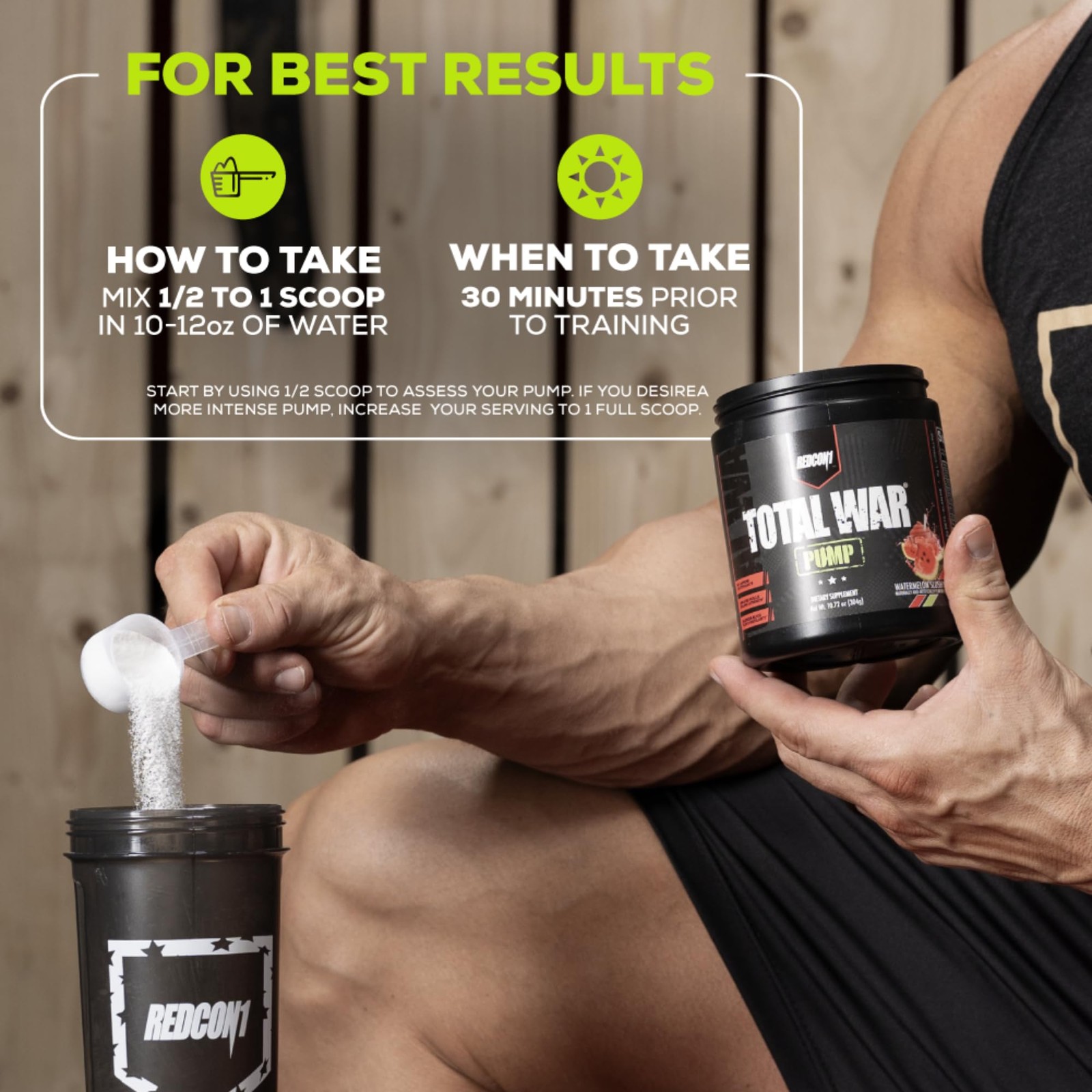 Redcon1 Total War Pump Non-Stim Pre Workout Powder for Men & Women Fuel Plum Fus
