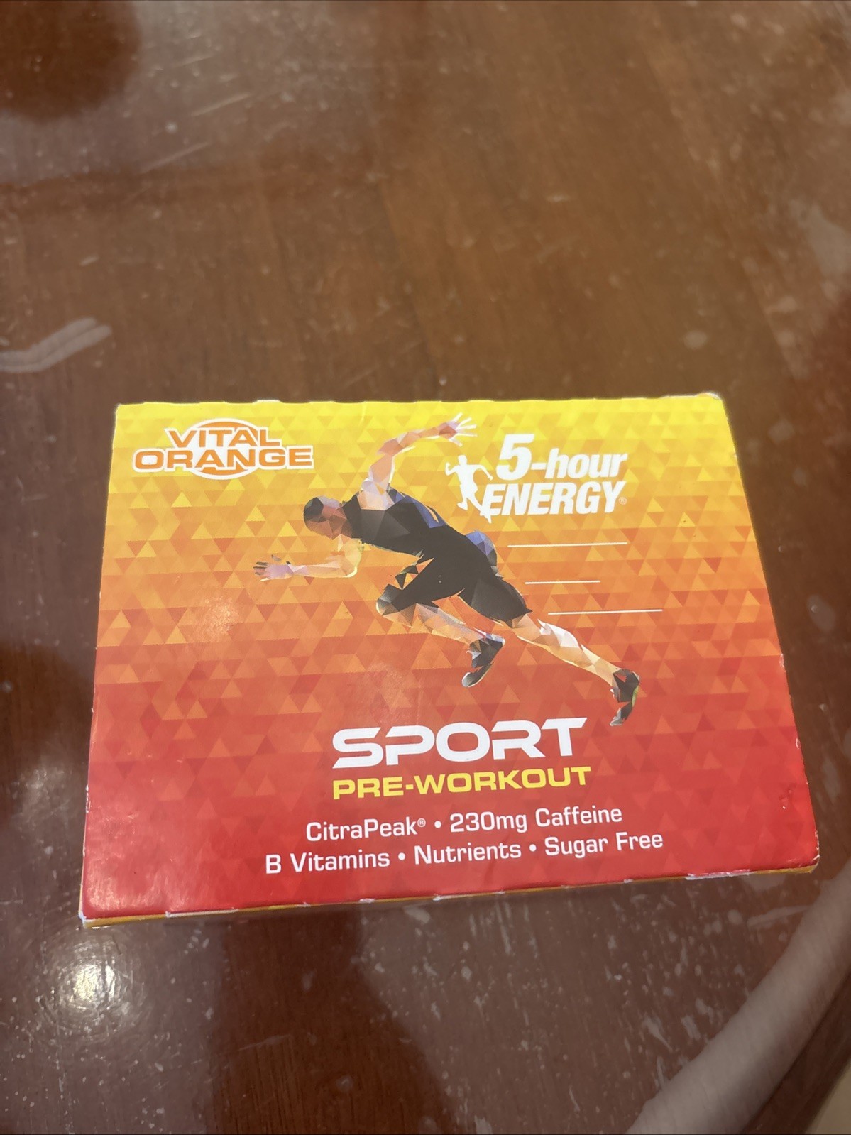 5 Hour Energy Sport Pre Workout Vital Orange 12 Pa K Fast Shipping