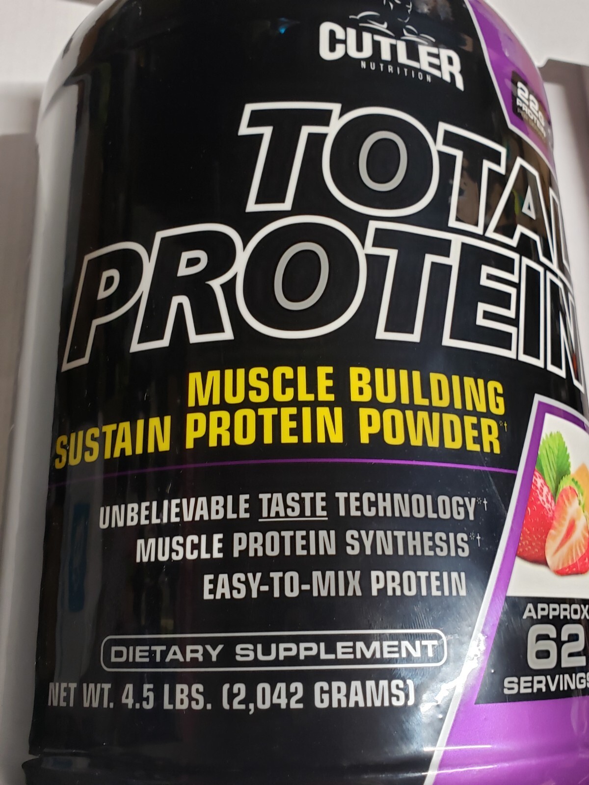 Cutler Nutrition – Total Protein – Strawberry Graham Cracker – 4.5 lbs – 7/2026