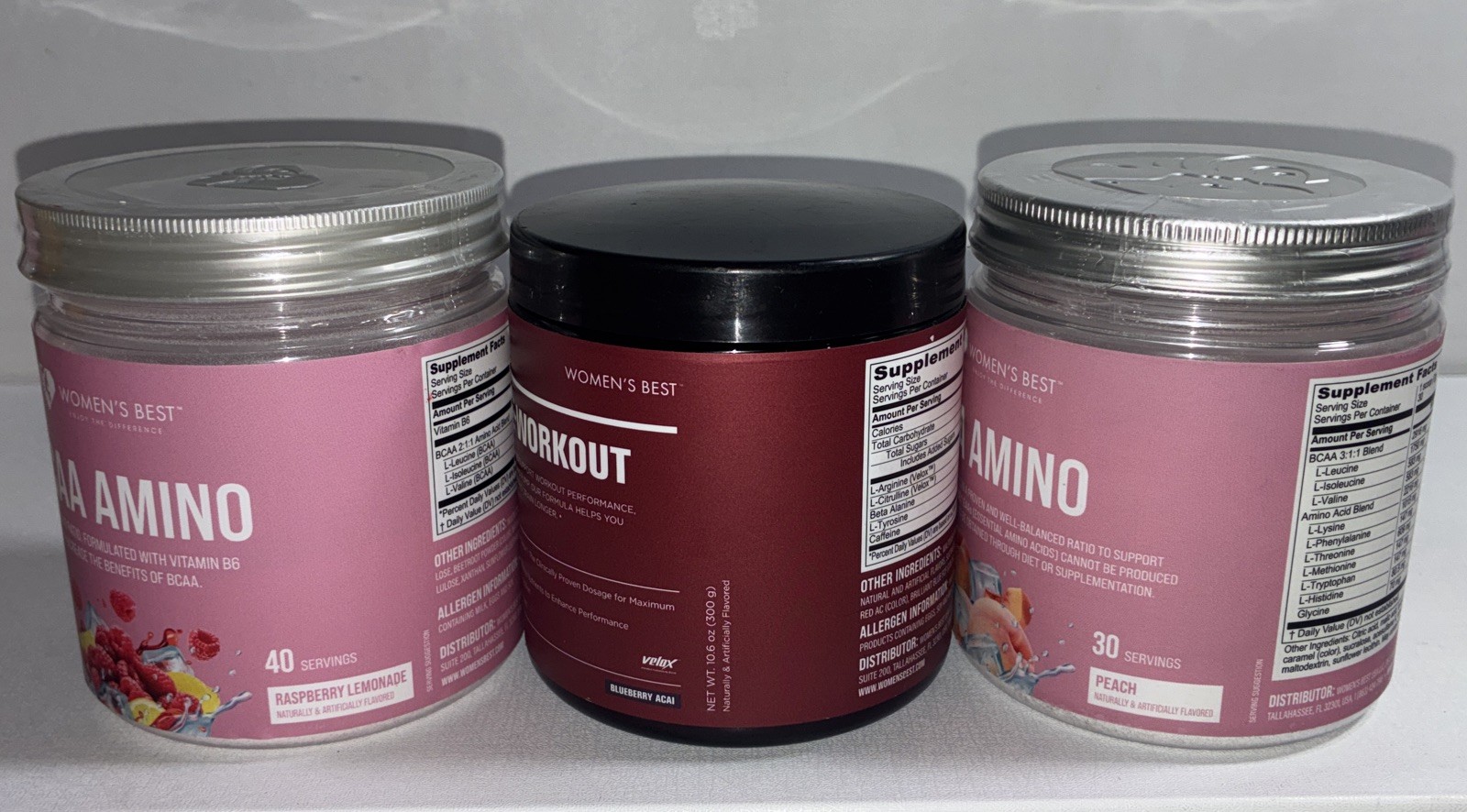 Bundle Of Workout & Post Workout Supplements / BCAA Amino, Pre-Workout, EAA Amin
