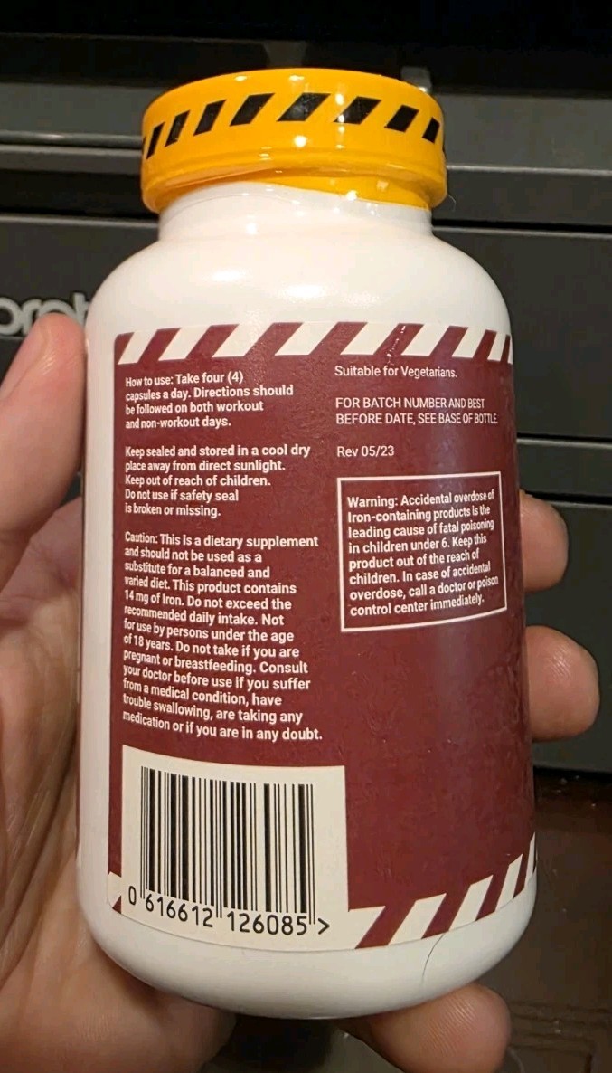CrazyBulk Nitric Max Pre Workout Supplement Nitric Oxide Booster Crazy Bulk NEW