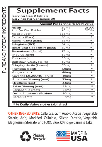 testosterone booster for men sex – PREMIUM MACA 1300 1B – maca and tribulus