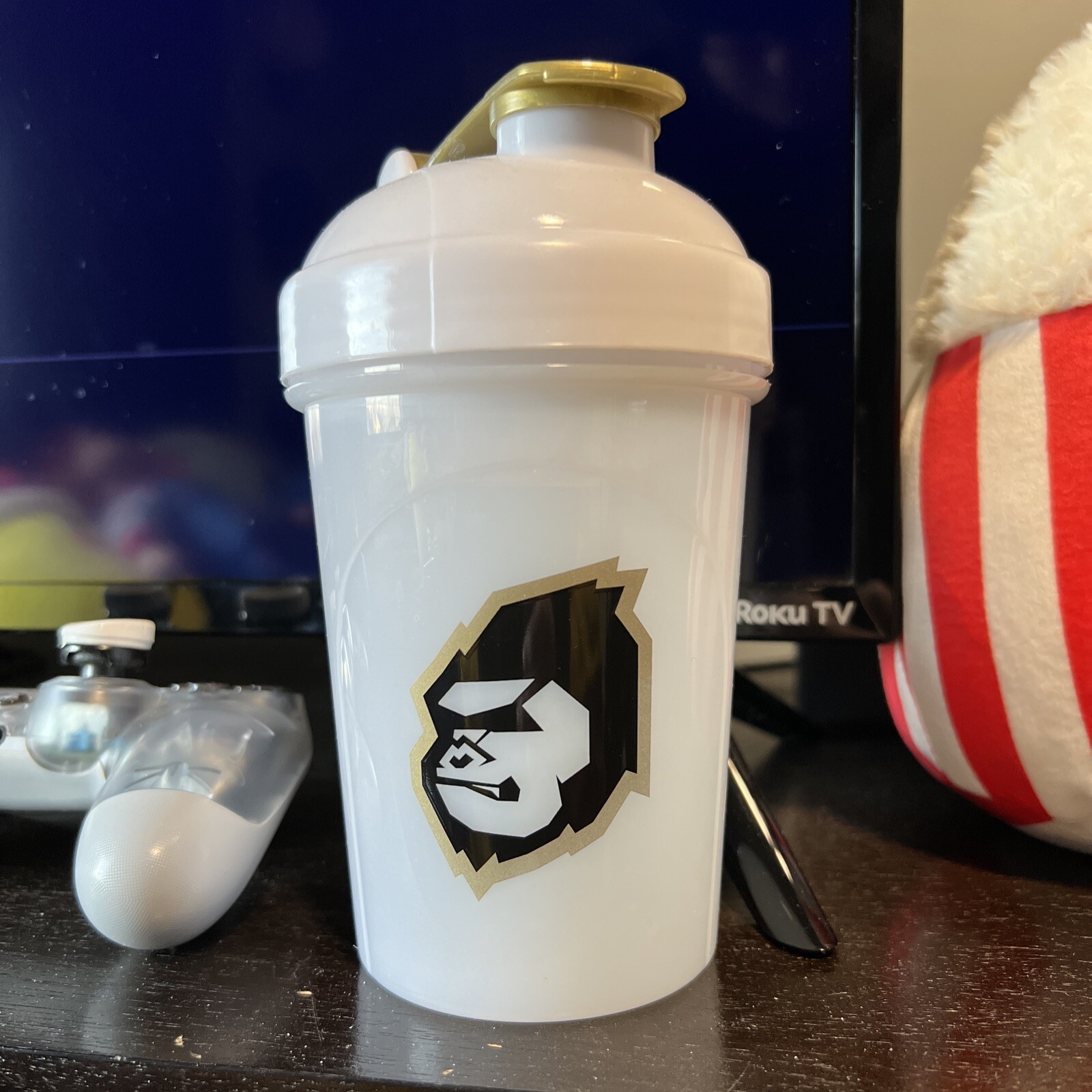 G Fuel Energy Gamma Gorilla Shaker Cup: White Version (Preowned)