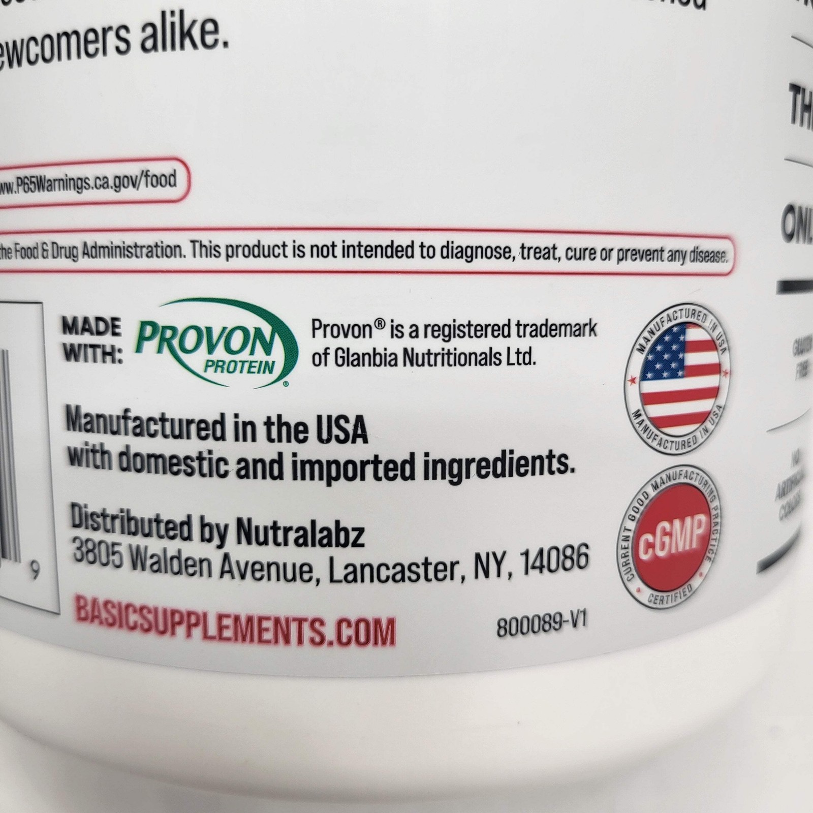 BASIC Basic Whey Isolate Zero-fat High-quality Protein Vanilla 2lbs BB 05/28