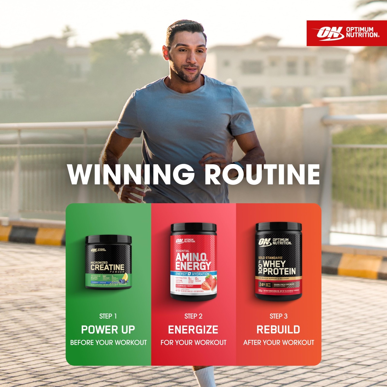 Amino Energy Focus Powder Packets – Strawberry Burst, 25 Ct, BCAA, Electrolytes,