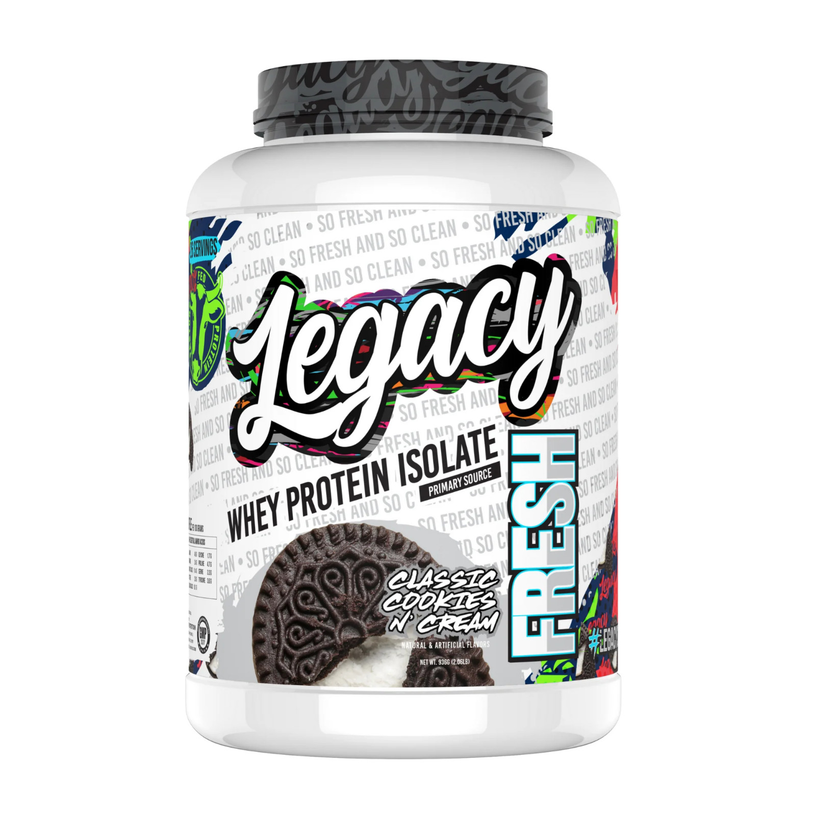 Legacy Fresh Whey Protein 5lb Pasture Fed 26g Protein Muscle Recovery