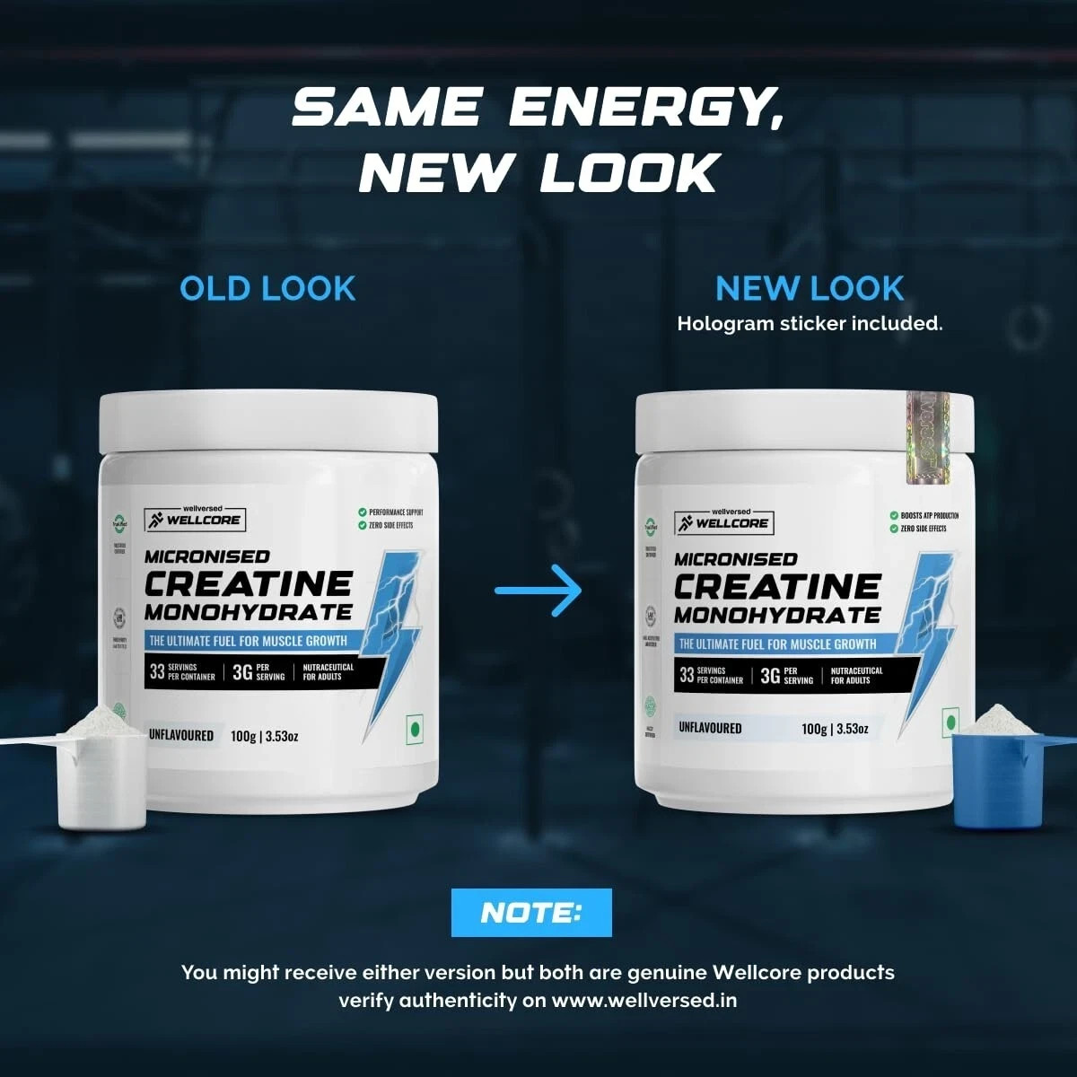 Wellcore – Pure Micronised Creatine Monohydrate 100g👌🦾🦾 Increased Muscle Mass