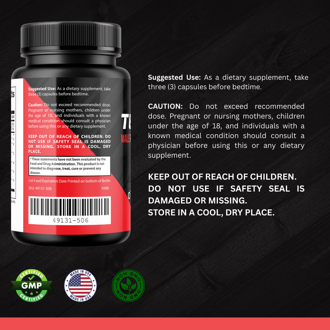 POTENS Hardmax- Bodybuilding & Men’s Health Support- 90 Capsules
