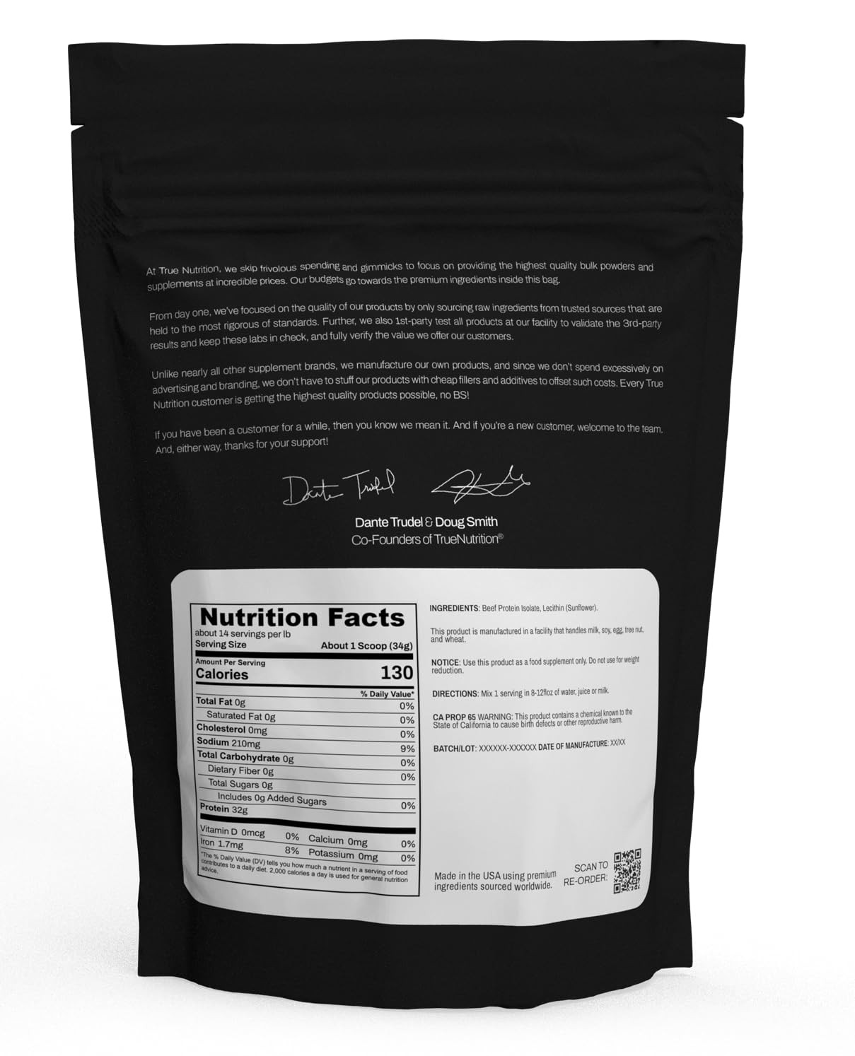 Grass Fed Beef Protein Powder Isolate – 29g of Paleo, Keto, Carnivore Beef Prote