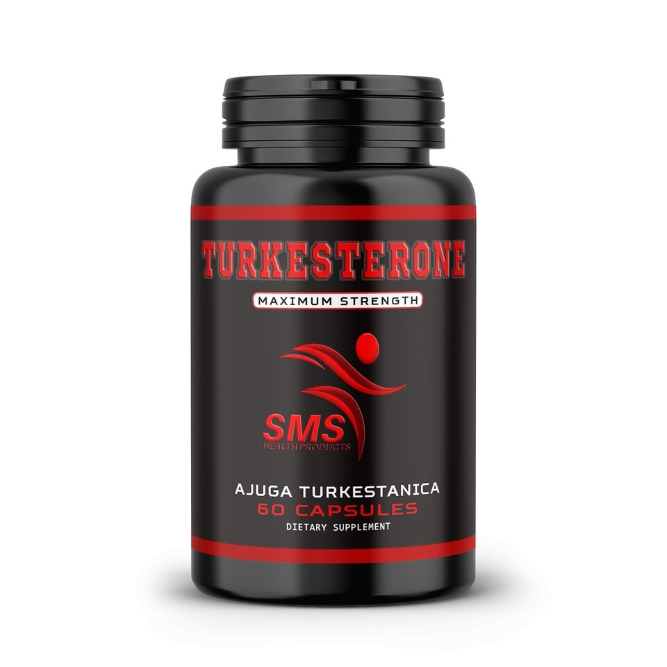 TURKESTERONE 1200mg AKA Ajuga Turkestanica Standardized to 10% 180 Caps Best