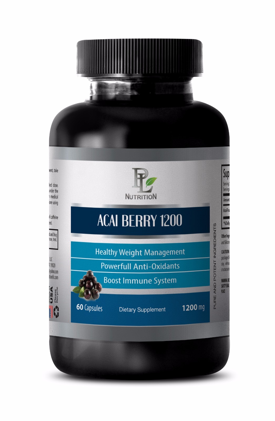 Detox now ACAI BERRY 1200 ENERGY & IMMUNE BOOSTER Energy natural booster 2B