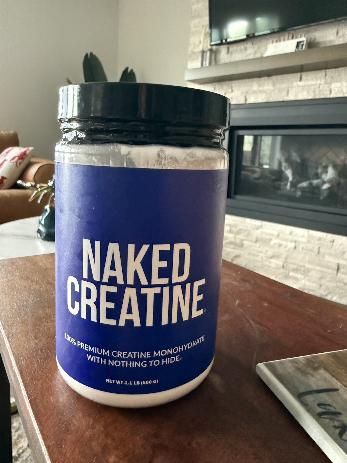 NAKED CREATINE Pure Micronized Creatine Monohydrate 5g – NSF Certified 1.1 LBS