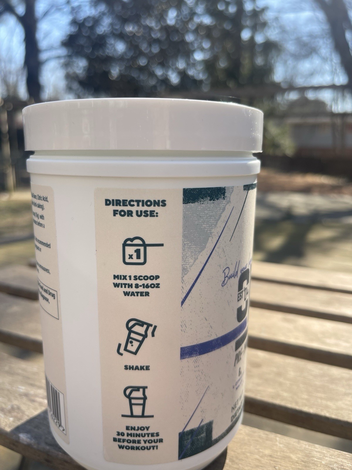 NEW – Myprotein ORIGIN Pre-Workout Powder BLUE RASPBERRY – 1.07 Lbs. 10/2026
