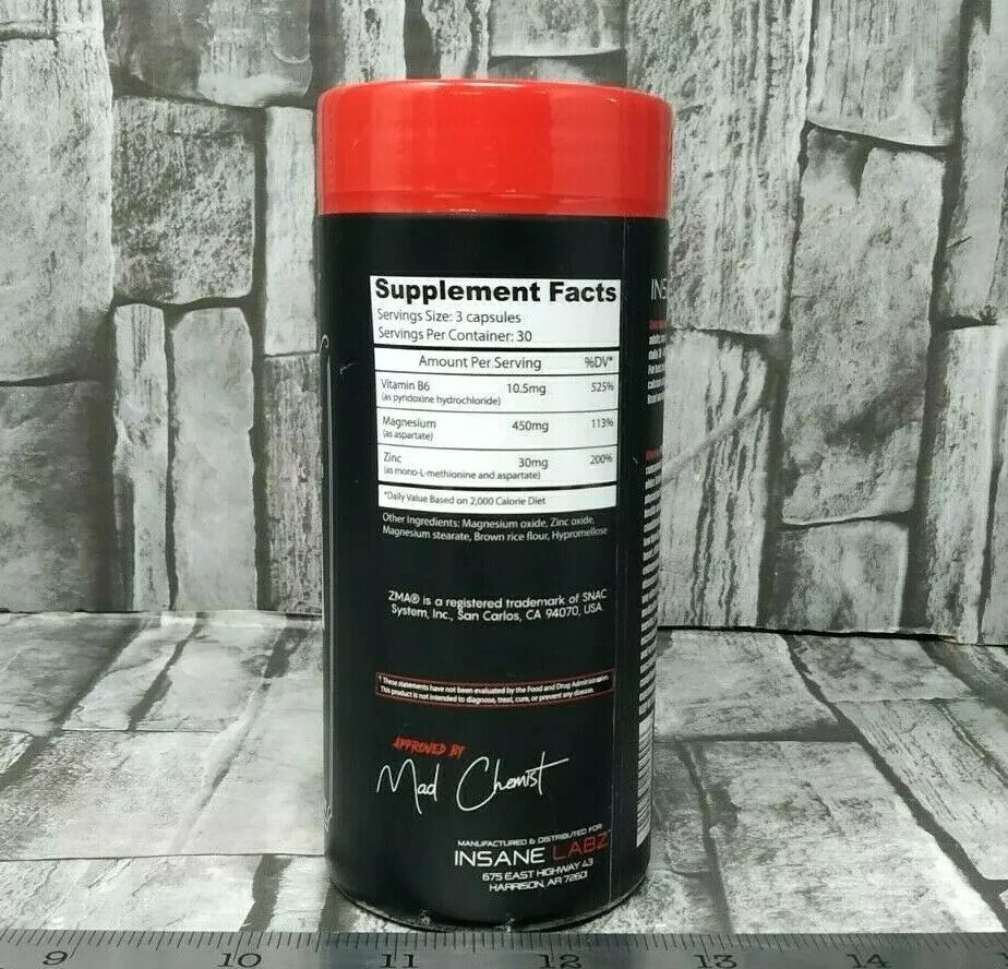 ZMA BY ASYLUM AKA INSANE LABZ RECOVERY SLEEP GROWTH