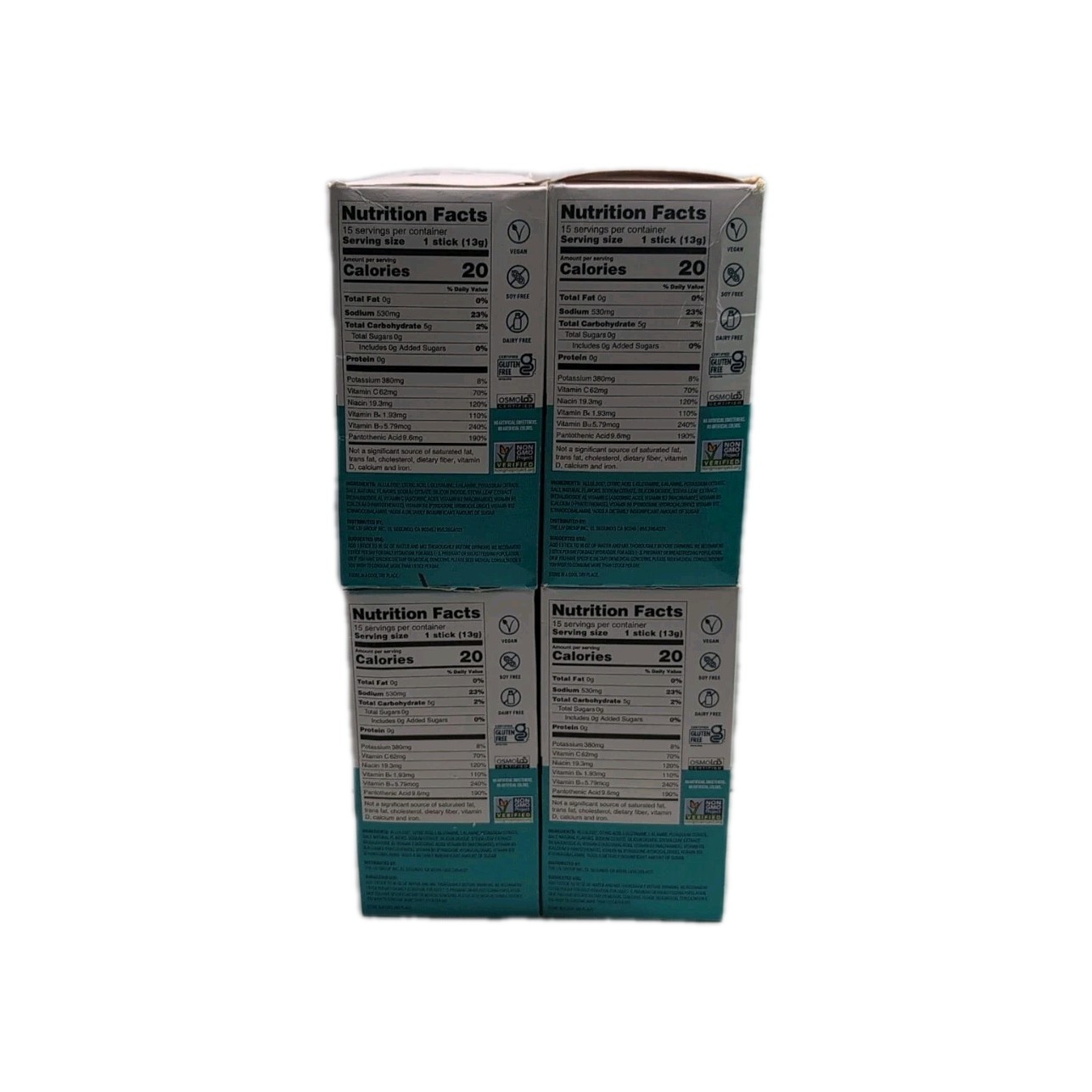 4 Liquid I.V. Sugar-Free Hydration Multiplier Lemon Lime Hydration Powder 06/27+