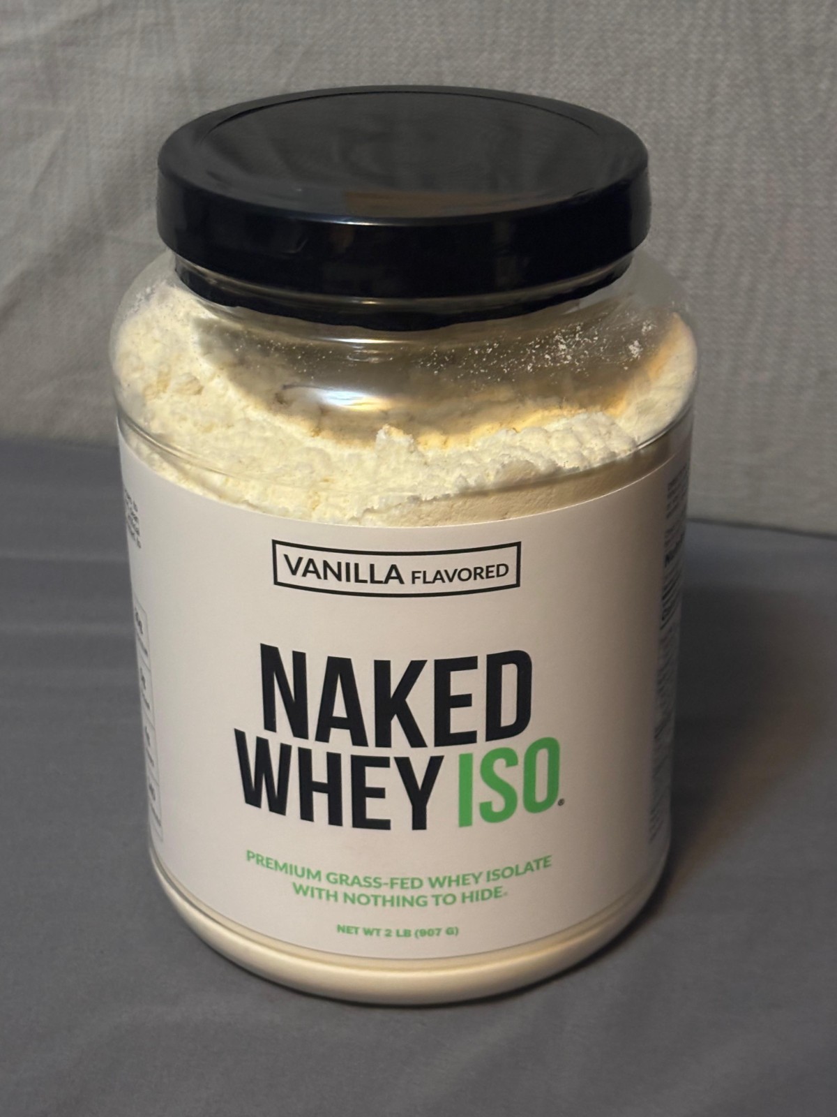 NAKED Vanilla Whey Isolate Protein – Only 4 Ingredients 24 Servings