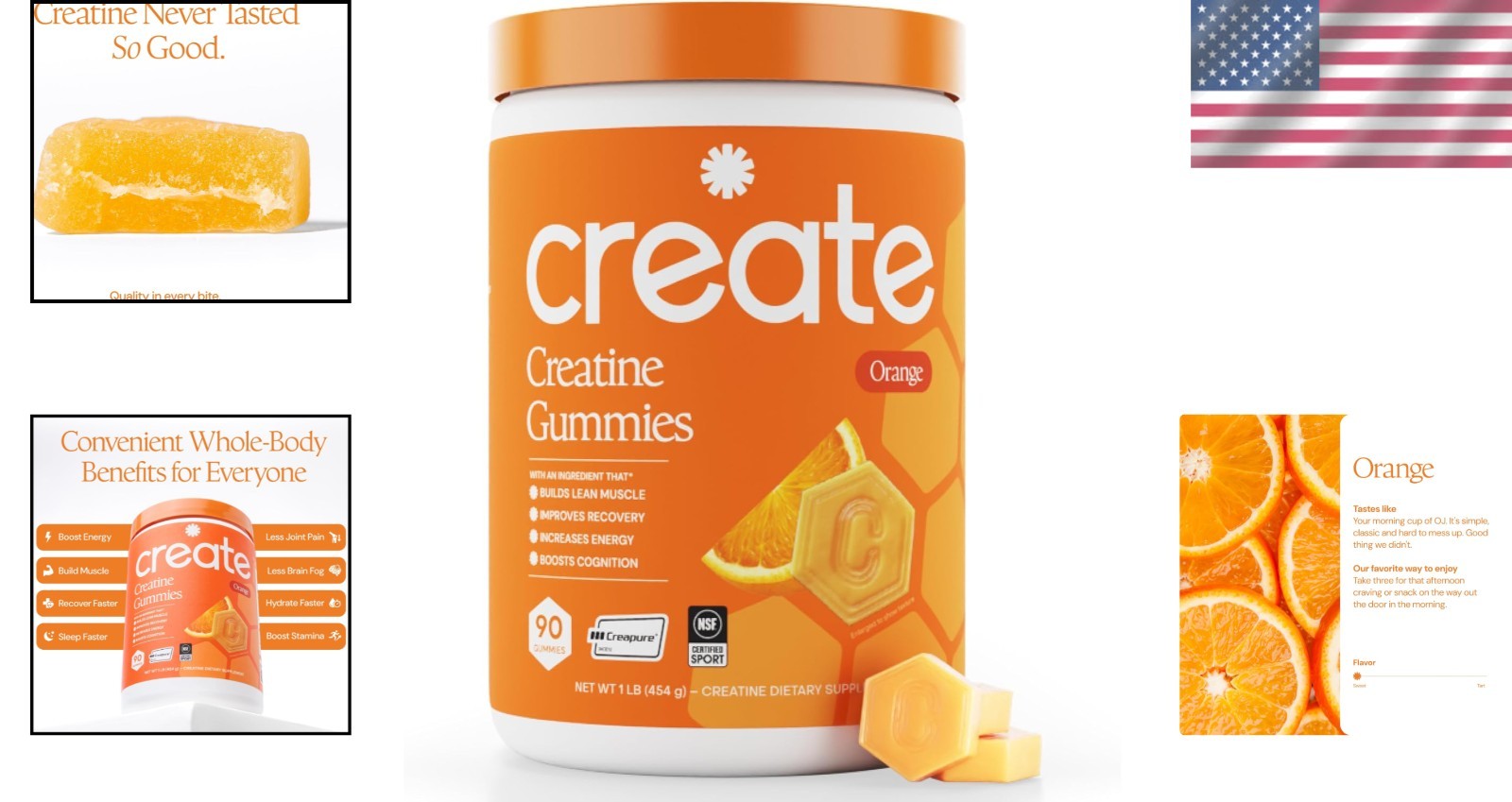 Non-Melting Creatine Gummies – 1.5g of Muscle Growth Power in Every Bite