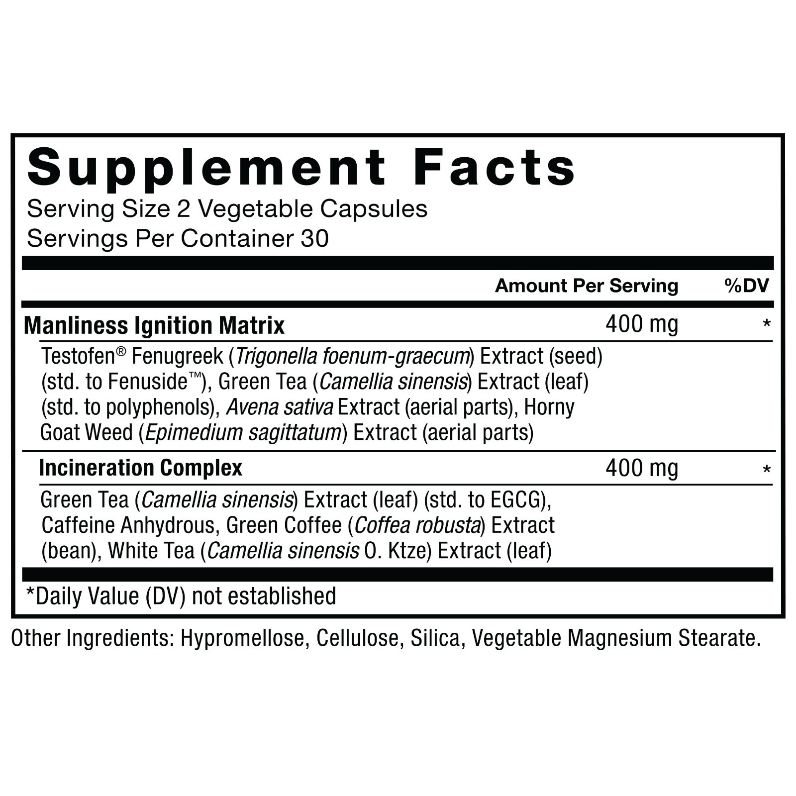 Testosterone Booster for Men – Lean Muscle, Energy Boost, Fenugreek & Green Tea,