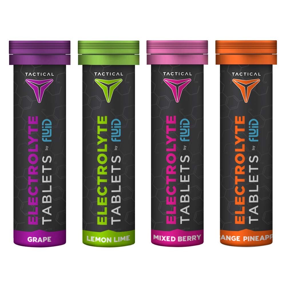 Portable Electrolyte Tablets – 4 Flavors, 40 Servings, Perfect for Active Adults