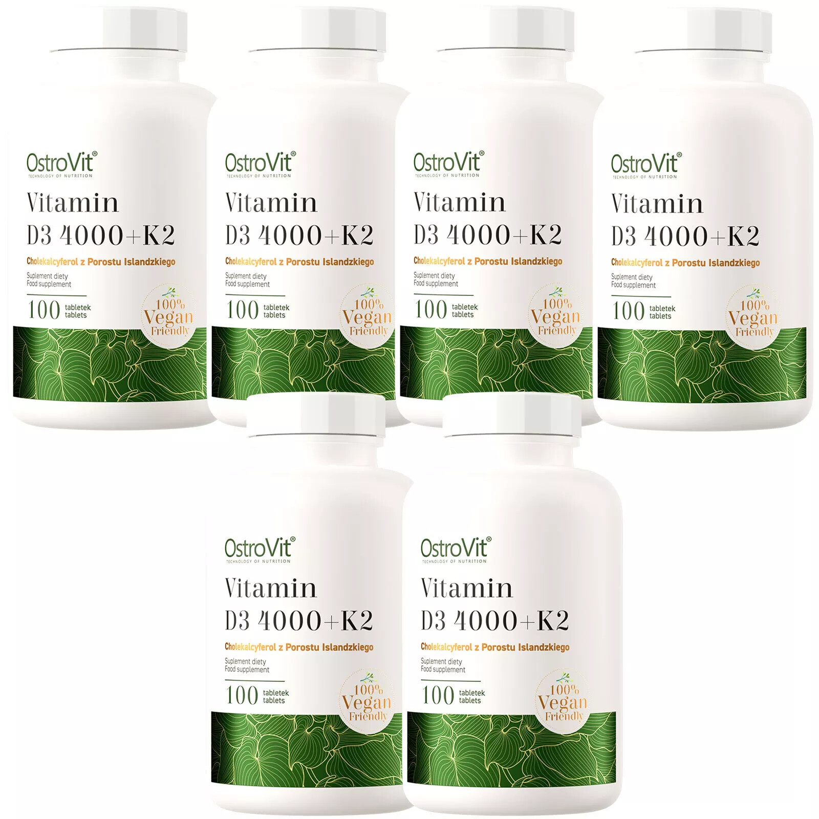 VITAMIN D3 4000+K2 – 100-800 T. – supports the immune system and muscle function