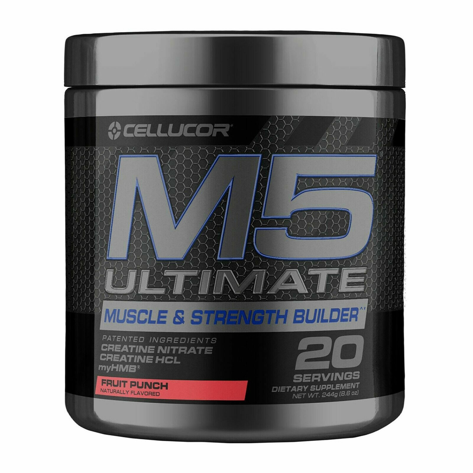 Cellucor M5 Ultimate – Creatine Post Workout Powder – 20 Servings – Fruit Punch