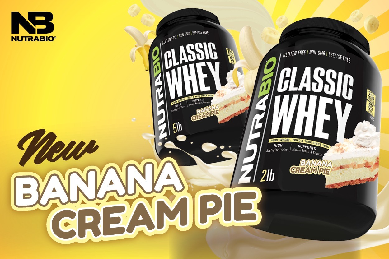CLASSIC WHEY BY NUTRABIO 5LB BANANA CREAM PIE