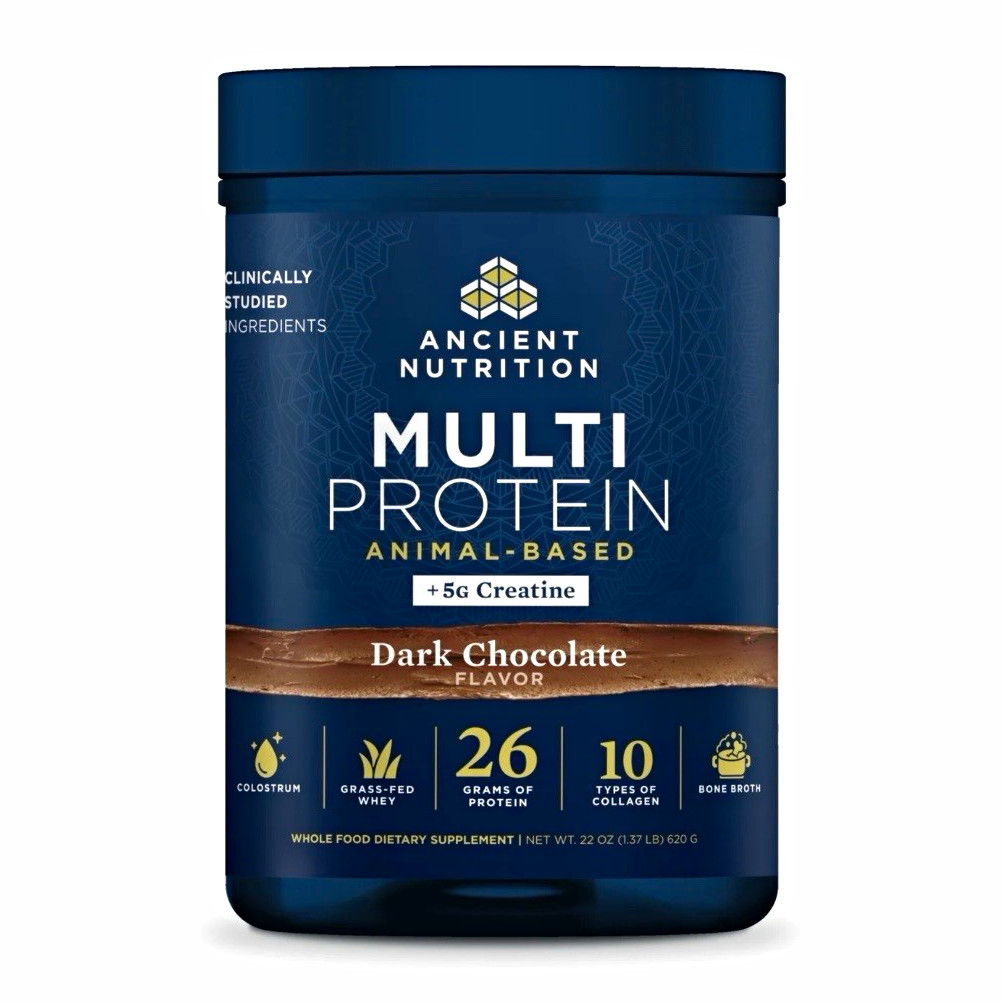 Ancient Nutrition Animal-Based Multi Protein +5g Creatine Dark Chocolate 22 oz