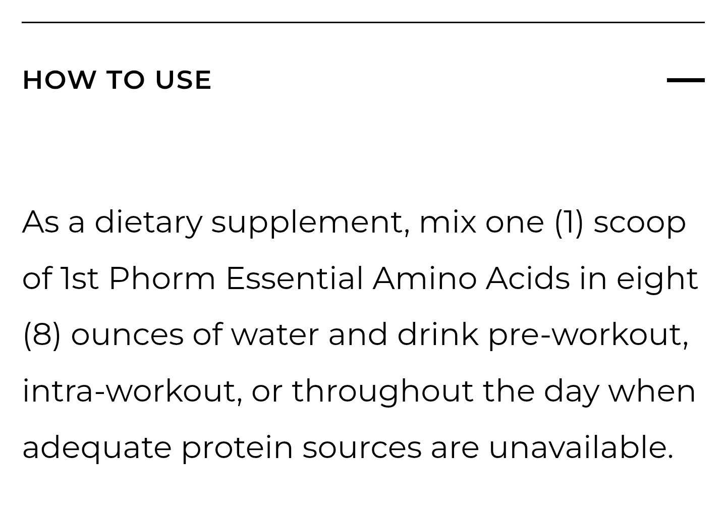 1st Phorm EAA Essential Amino Acids Tropical Mango 60 Servings Sealed Exp 07/27!