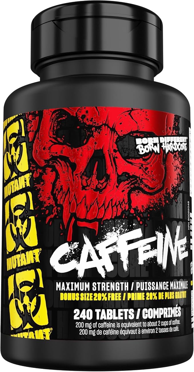 Mutant Caffeine 200mg Tablets – 240 | Canadian Made