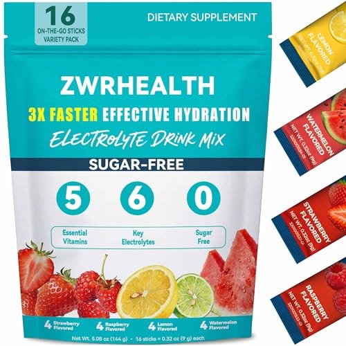 Electrolytes Powder Packets, Sugar Free 5.08 Ounce (Pack of 1) Z1-variety