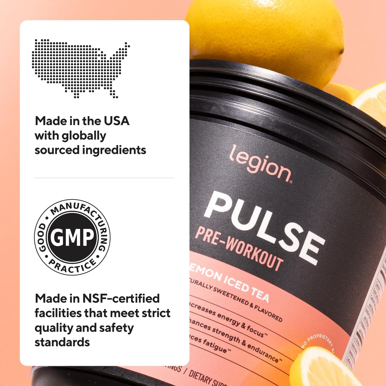 LEGION Pulse Pre Workout – All Natural Nitric Oxide Preworkout Drink to Boost…