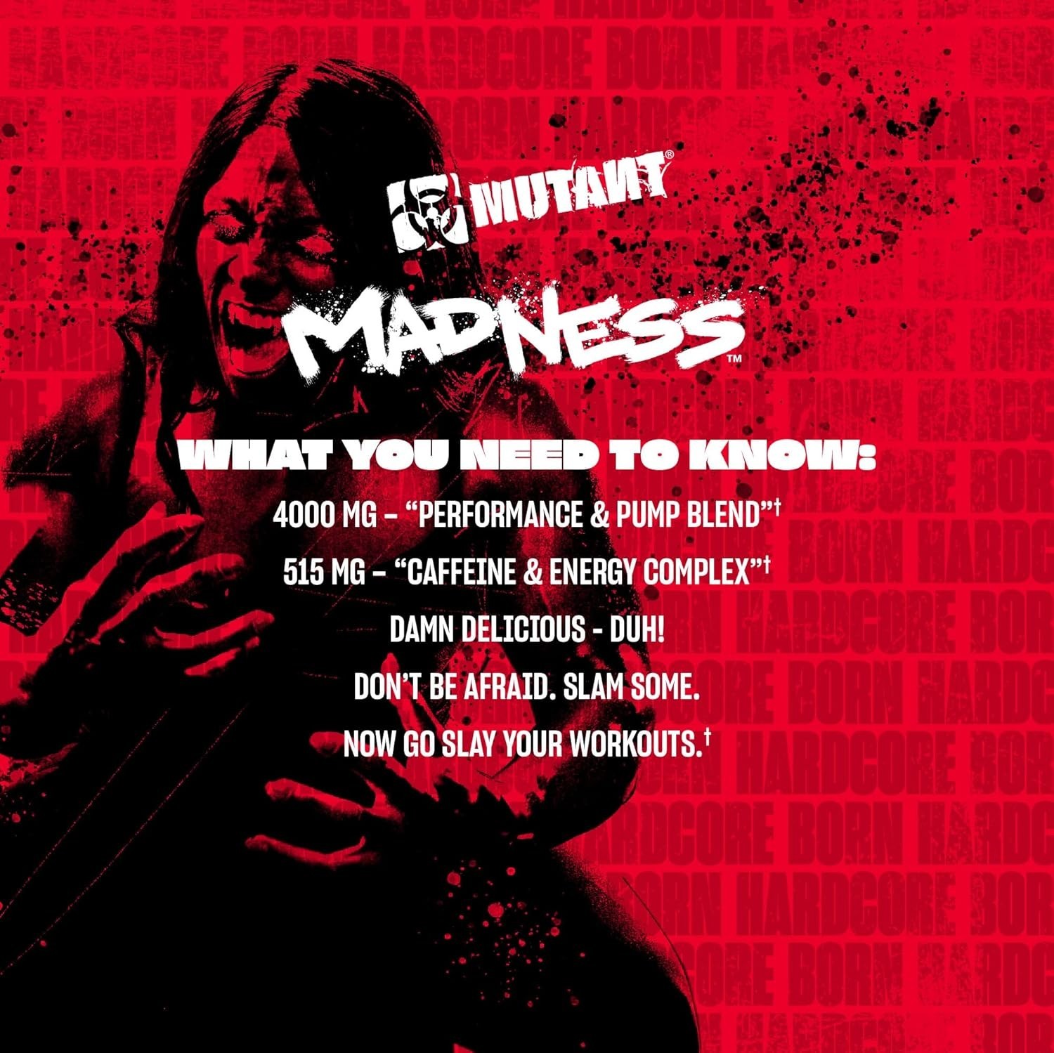Fit Foods Mutant Madness Fruit Punch 270 g / 9.52 oz Each (Pack of 4)