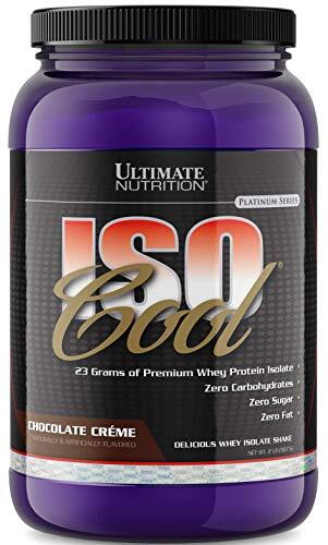 Ultimate Nutrition ISO Cool Whey Isolate Protein Powder – Keto Friendly – Sugar