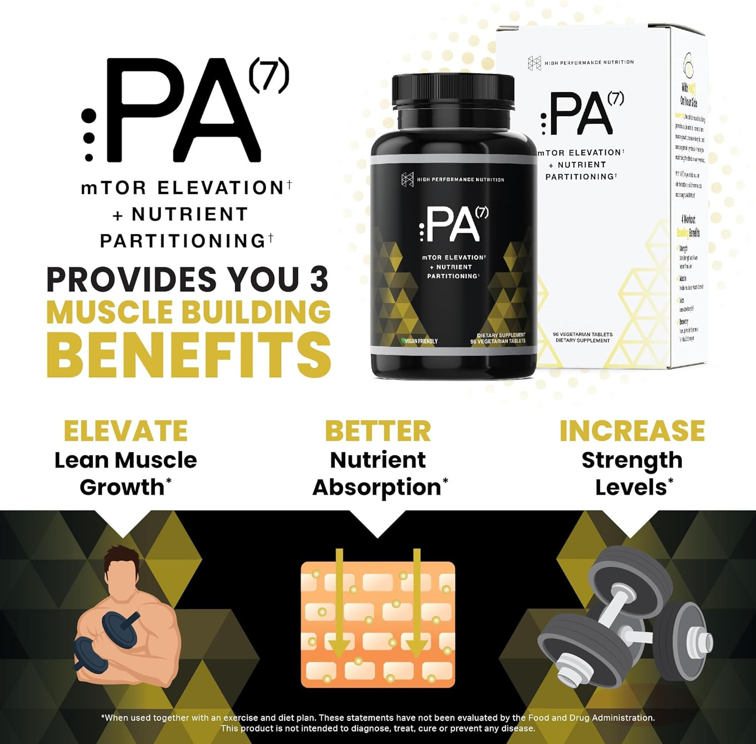 PA(7) Phosphatidic Acid Muscle Builder Top Natural Muscle Builder – Boost Mtor |