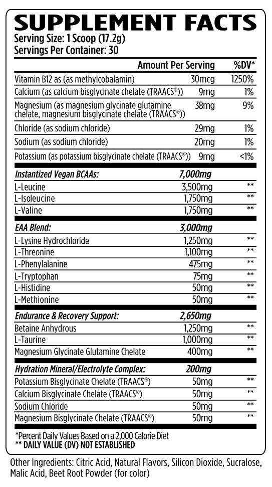 VMI Sports Aminogex Ultra BCAA Powder 30 Servings